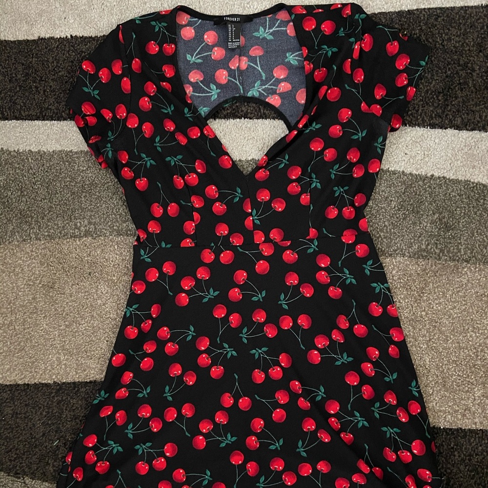 Sweet As a Cherry Vintage Style Cutout Dress